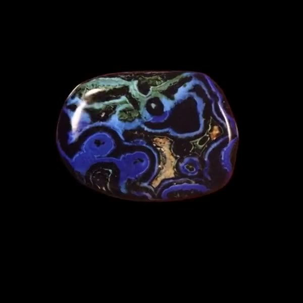 Azurite crystal