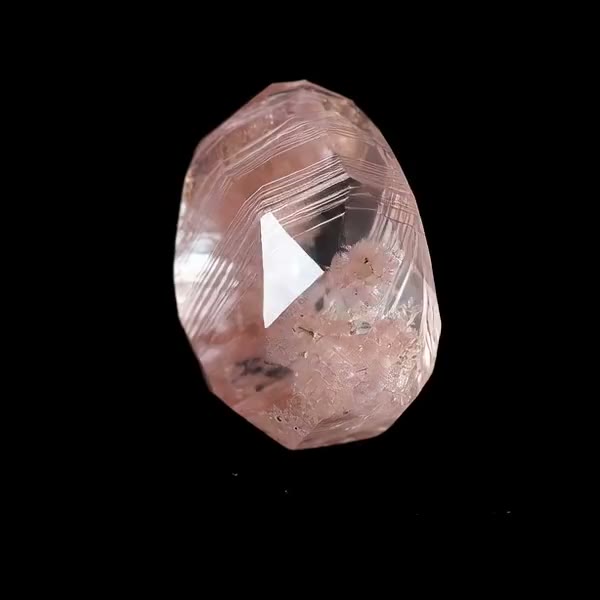 Morganite crystal