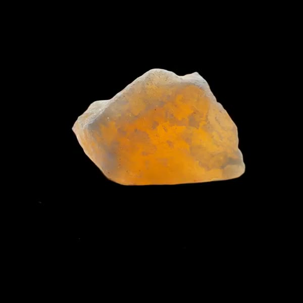 Orange Calcite crystal